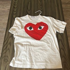 White comme Des garcons t shirt